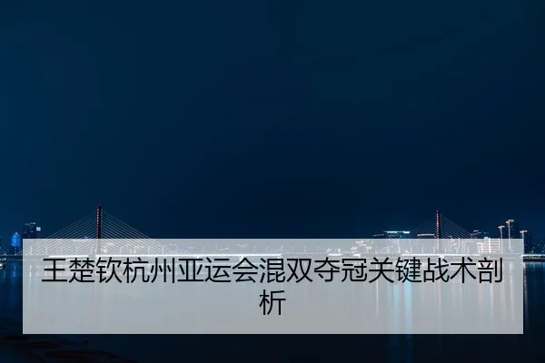 王楚钦杭州亚运会混双夺冠关键战术剖析